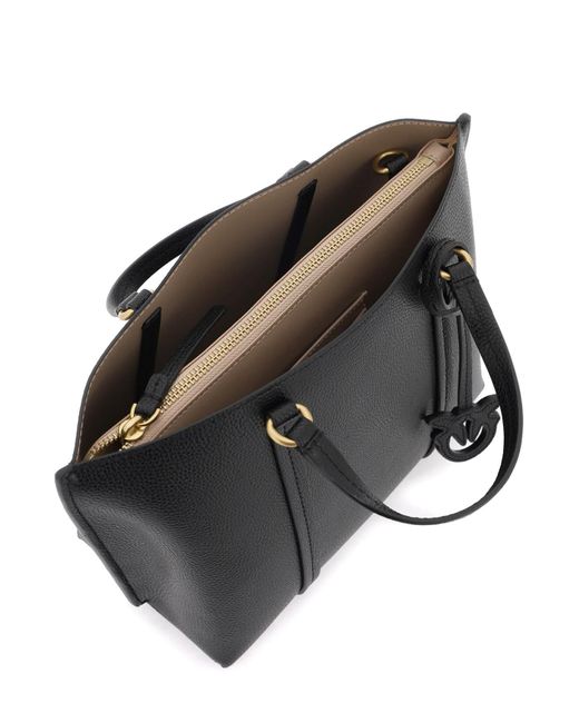 Pinko Black Carrie Shopper Classic Handbag