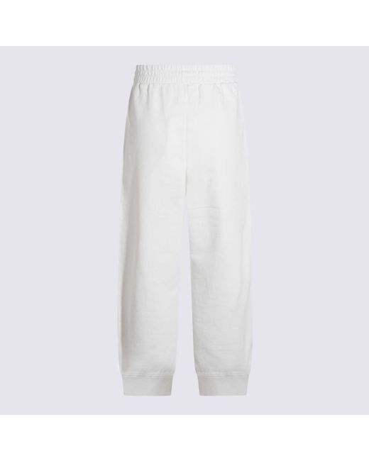 Trousers Light And Natural-Donna di MM6 by Maison Martin Margiela in White
