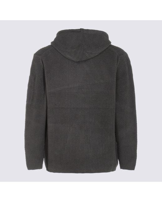 C P Company Gray Sweaters Dark Shadow for men