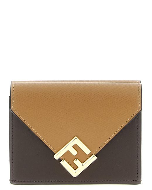 Fendi Multicolor Mini Tri-Fold Ff Diamonds Wallets And Card Holders