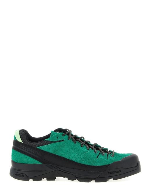 Salomon Green 'X-Alp Suede' Sneakers for men