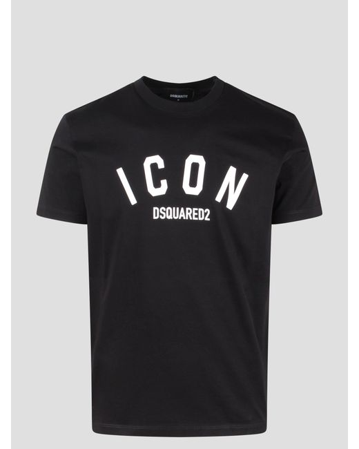 DSquared² Black Be Icon Cool Fit T-Shirt for men