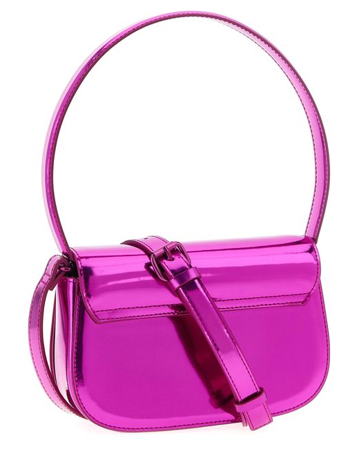 DIESEL Purple 1Dr Shoulder Bags Fuchsia