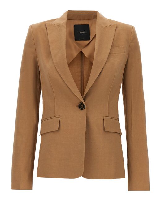Ghera Blazer And Suits Marrone di Pinko in Brown
