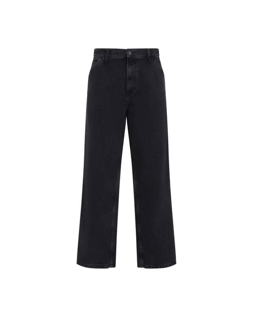 Carhartt Blue Regular & Straight Leg Black for men