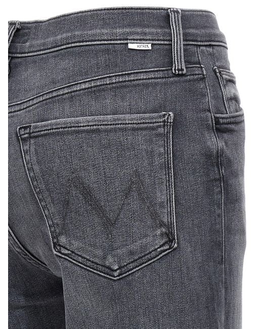 Mother Blue The Tomcat Ankle Jeans Gray