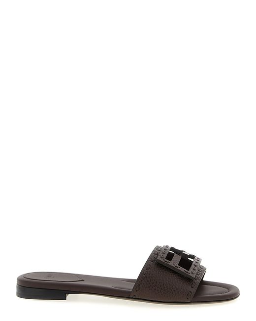 Baguette Sandali Marrone-Donna di Fendi in Black