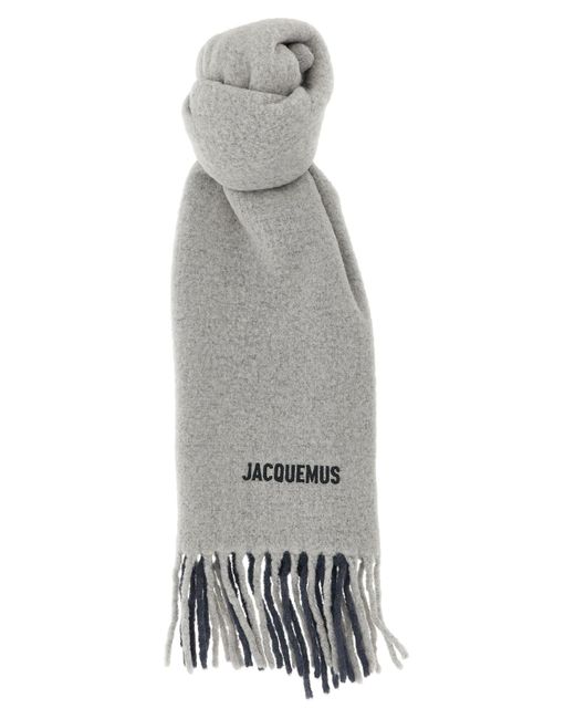 L Sciarpe Grigio-Uomo di Jacquemus in Gray da Uomo