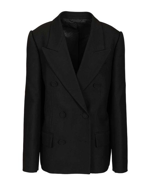 Acne Black Double-Breasted Jacket