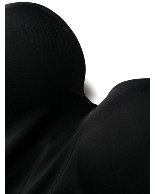 Wolford Black Mat De Luxe Form. String Bodysuit
