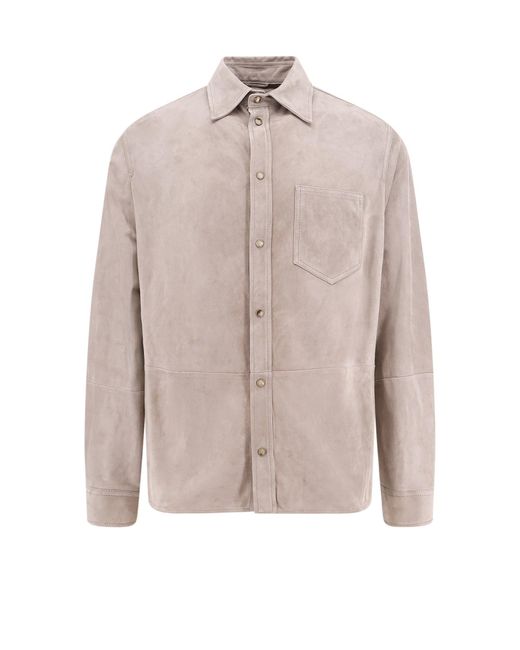 Camicia di Brunello Cucinelli in Pink da Uomo