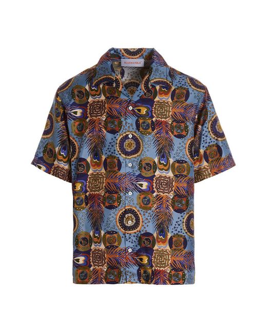 Bluemarble Multicolor All-over Print Shirt for men
