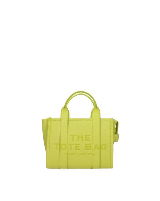 Marc Jacobs Yellow Handbags Leather Limoncello