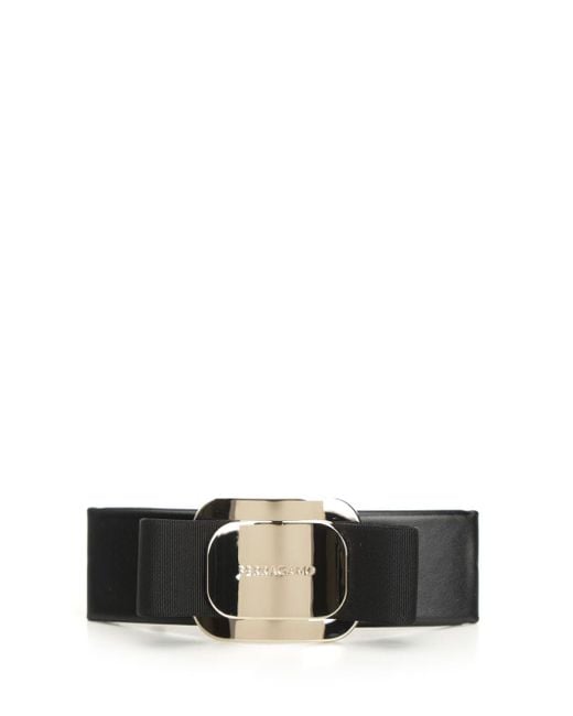 Ferragamo White Hair Clip Accessori Per Capelli