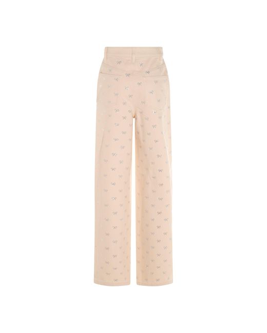 Self-Portrait Natural Cream Jeans