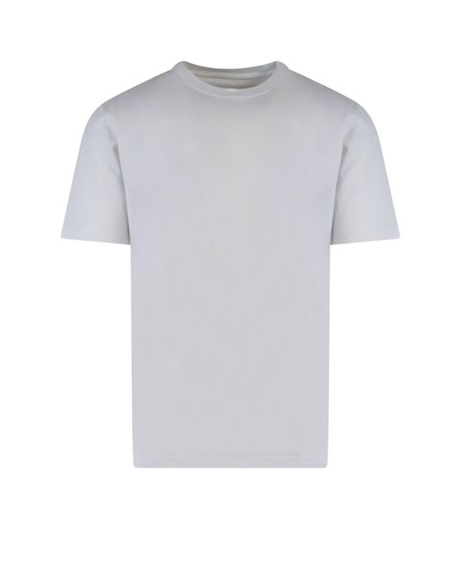 Maison Margiela White Cotton T-shirt With Back Iconic Stitching for men