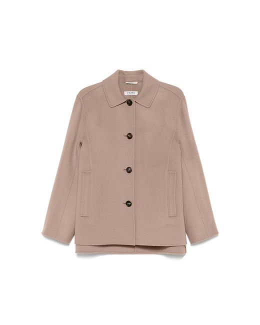 Max Mara Brown Wool Jackets