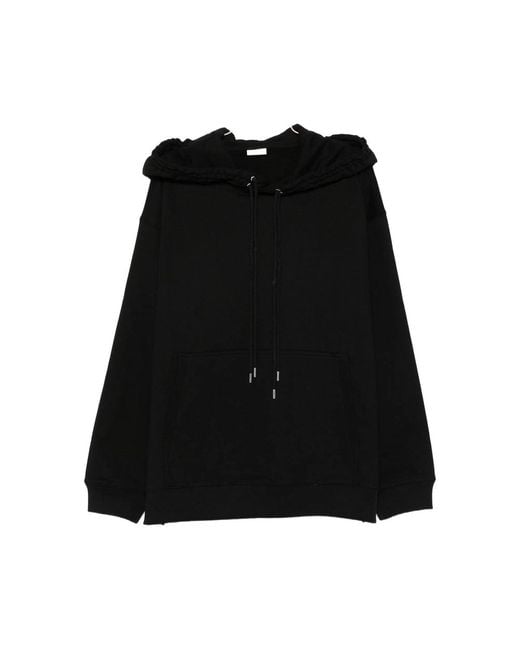 Dries Van Noten Black Cotton Sweatshirts for men