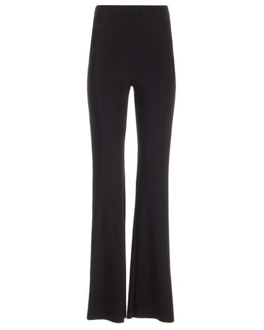 Norma Kamali Black Boot Pant Trousers