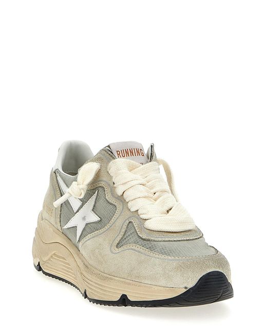 Golden Goose Deluxe Brand White 'Running Sole' Sneakers
