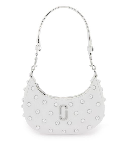 Marc Jacobs White The Pearl Small Curve Bag