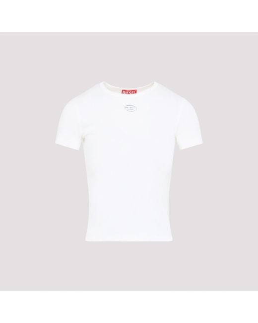 DIESEL White T-Shirts