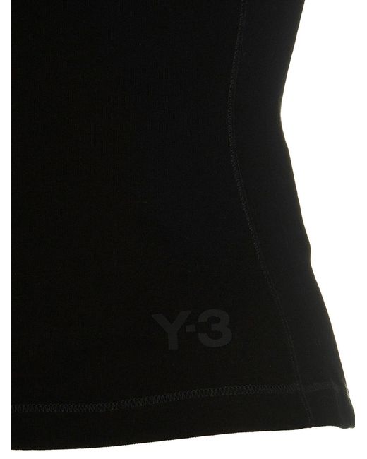 Y-3 Black 'fitted' T-shirt
