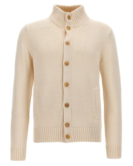 Zanone Natural Chioto Sweater, Cardigans for men