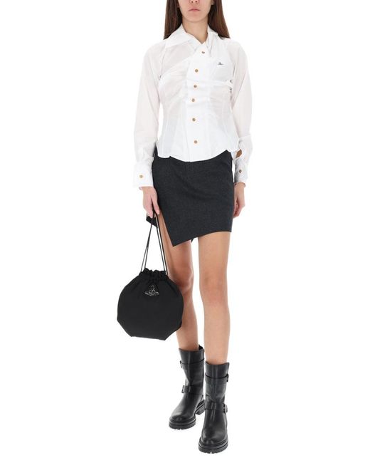 Vivienne Westwood Black Miniskirt "Infinity"