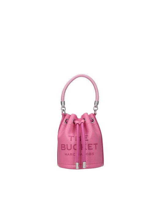 Marc Jacobs Handbags The Bucket Bag Leather Candy in Pink Lyst