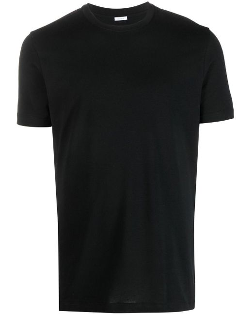 Malo Black Round Neck T-Shirt for men