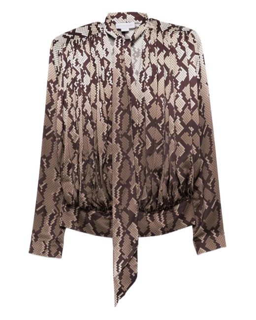 Stella McCartney Brown Printed Top