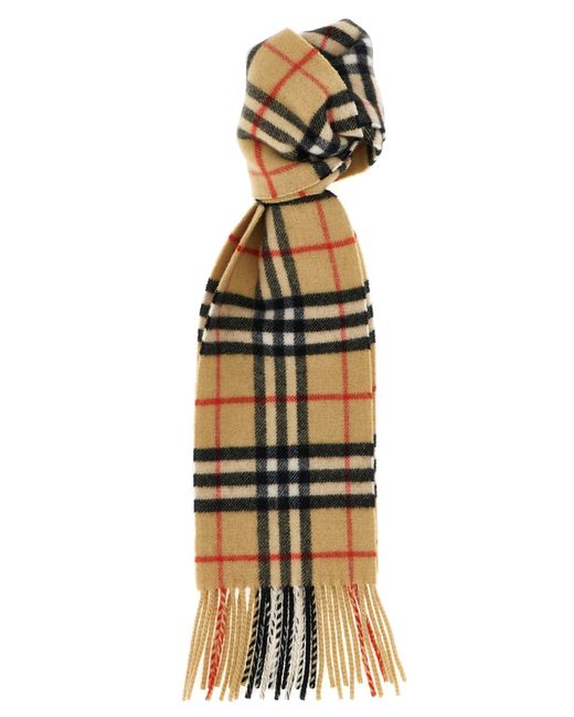 Cashmere Scarf Sciarpe-Uomo di Burberry in Metallic da Uomo