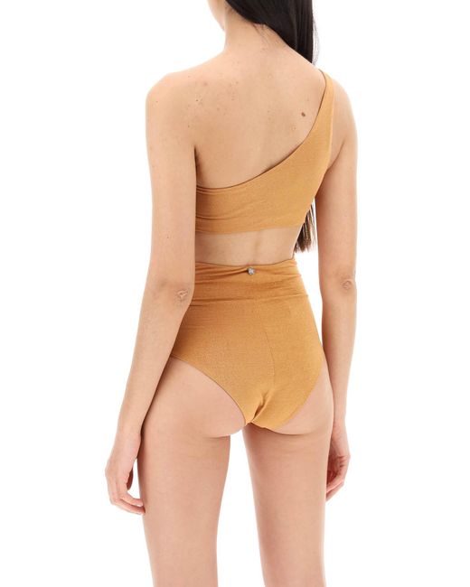 Max Mara Natural One-Shoulder Bikini Top