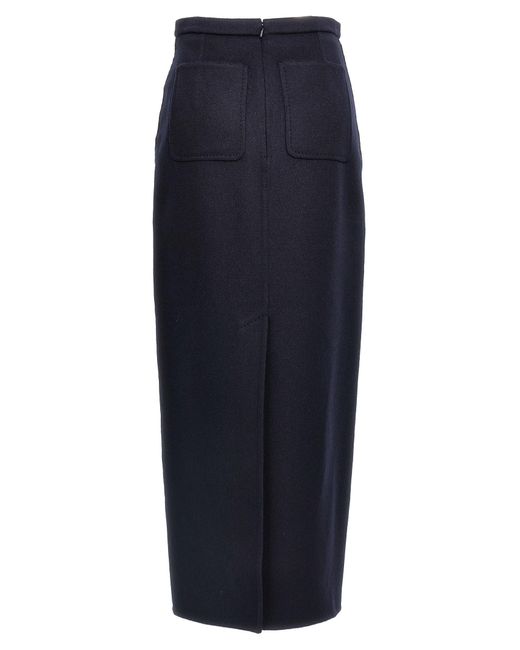 スカート Max Mara Palo' Skirt Max Mara 'Palo' Skirt in Blue | Lyst