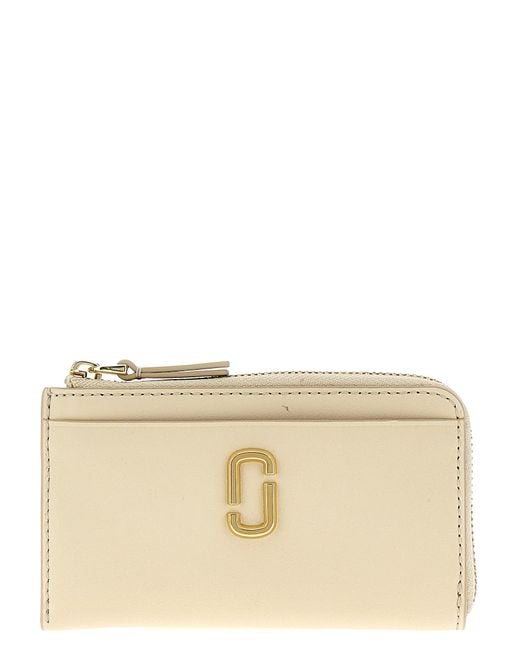 Marc Jacobs Natural The J Marc Top Zip Multi Wallets, Card Holders