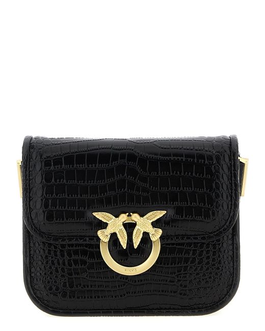 Love Bag Box Borse A Spalla E Tracolla Nero-Donna di Pinko in Black