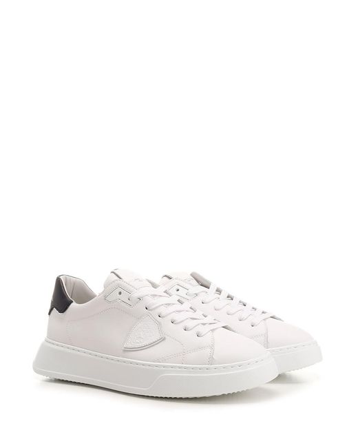 Low Sneakers Bianco-Uomo di Philippe Model in White da Uomo