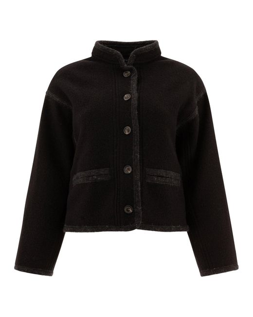 Olympe Coats Nero di Soeur in Black