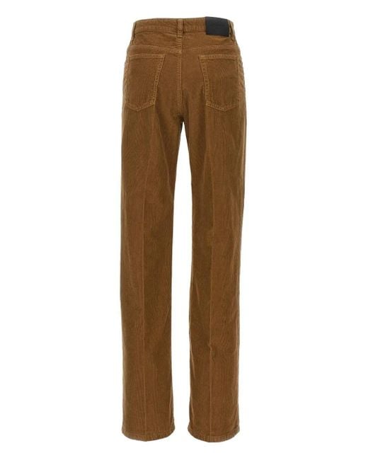 Saint Laurent Brown 'Clyde' Pants