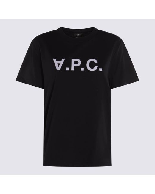 T-Shirts And Polos Dark/Ecru-Donna di A.P.C. in Black