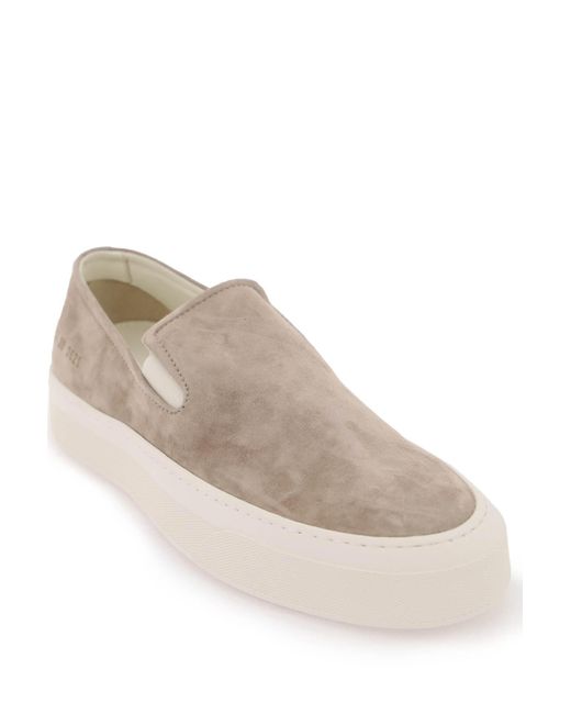 Sneakers Slip On di Common Projects in Brown