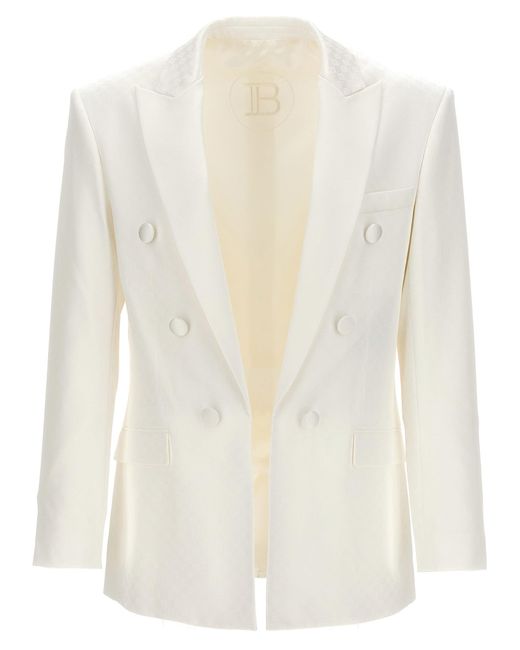 Balmain White Paris Suit for men
