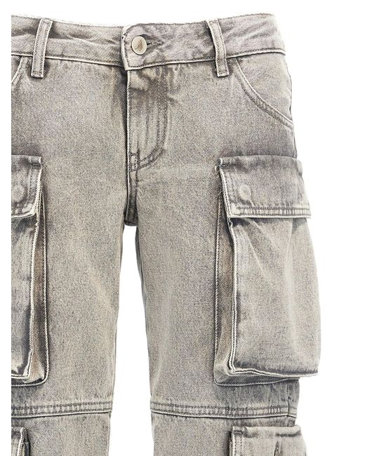 Essie Jeans Grigio di The Attico in Gray