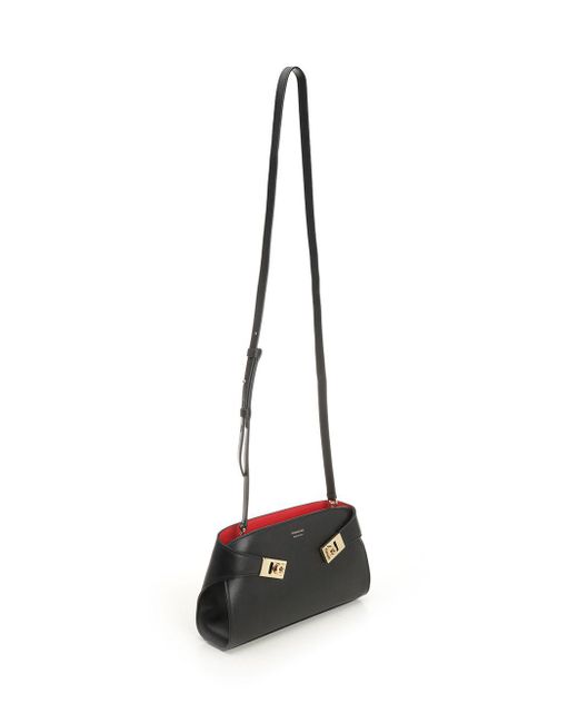 Ferragamo Black Hug Crossbody Bags
