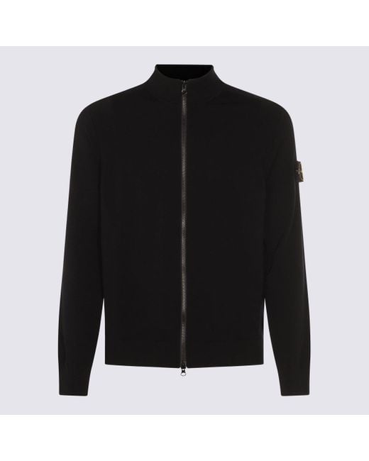 Sweaters Blacks And Greys-Uomo di Stone Island da Uomo