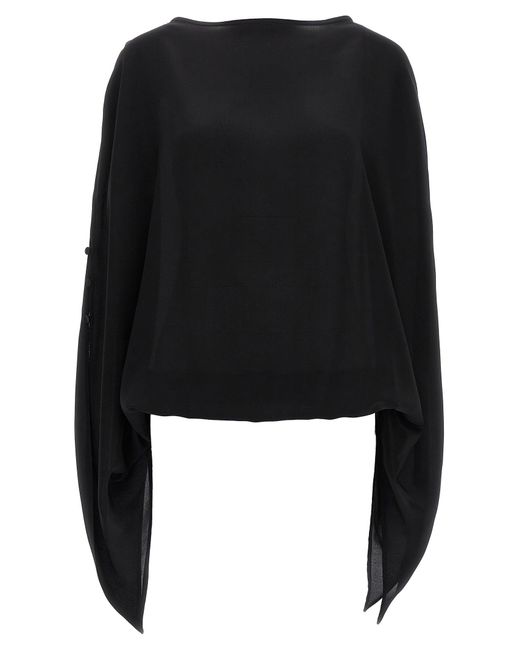 DI.LA3 PARI' Black Cristina Shirt, Blouse