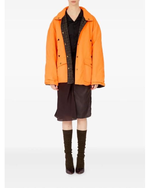 Giacca Con Abbottonatura Automatica-Donna di Maison Margiela in Orange