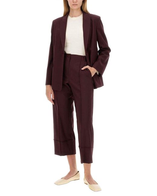 Alysi Purple Tailored Jacket
