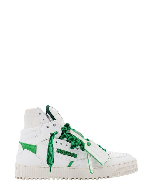 Sneakers 3.0 off court in pelle di Off-White c/o Virgil Abloh in Green da Uomo